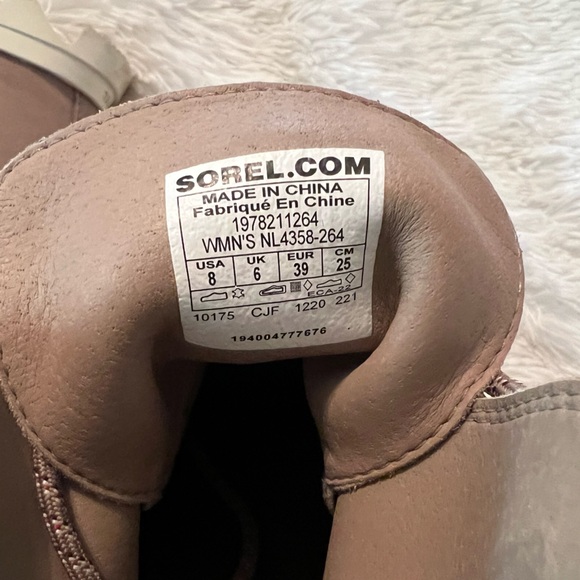 🎉HP🎉Sorel Joan of Arctic Wedge III Lace Waterproof Boots - LIKE NEW! - Picture 9 of 9